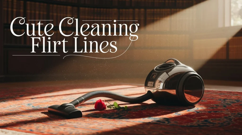 Cute Cleaning Flirt Lines