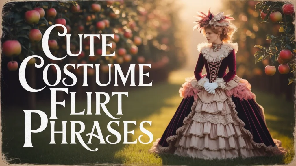Cute Costume Flirt Phrases