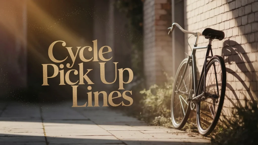 Cycle Pick Up Lines