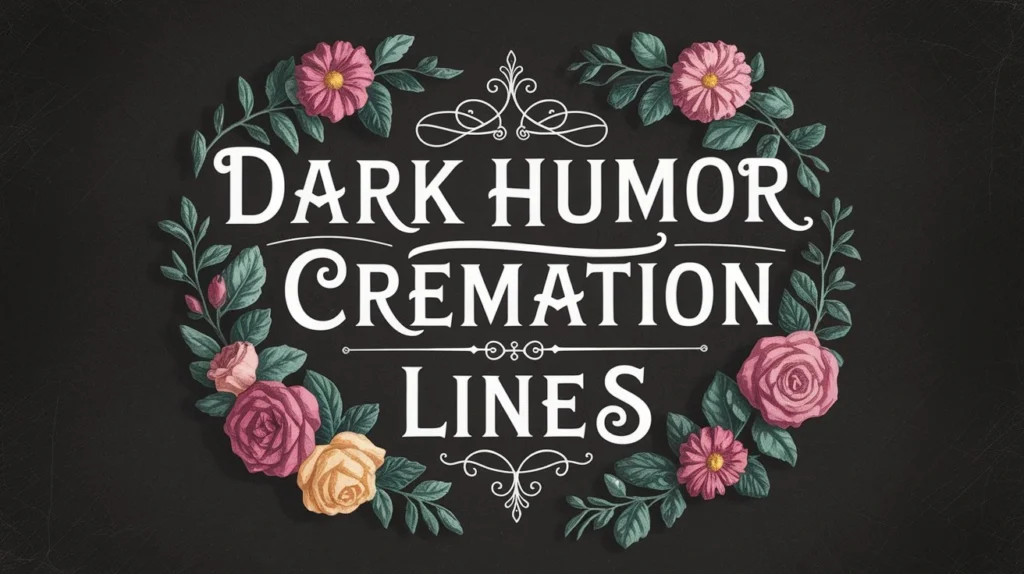 Dark Humor Cremation Lines
