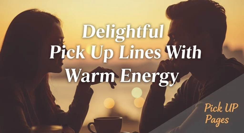 Delightful Pick Up Lines With Warm Energy