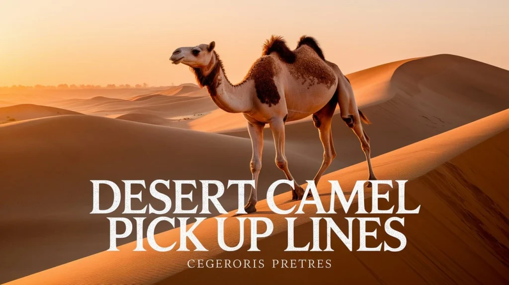 Desert Camel Pick Up Lines