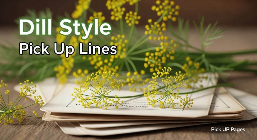 Dill Style Pick Up Lines