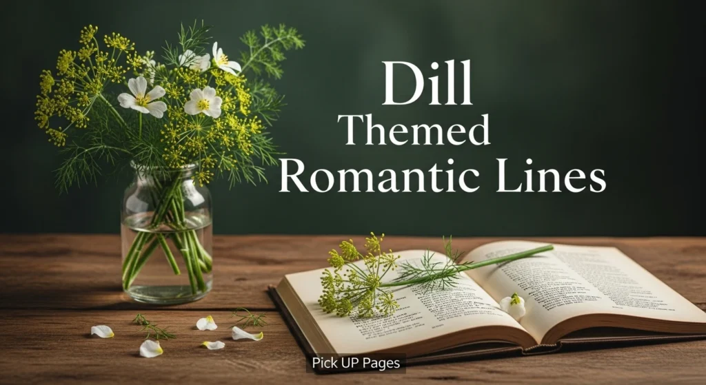 Dill Themed Romantic Lines