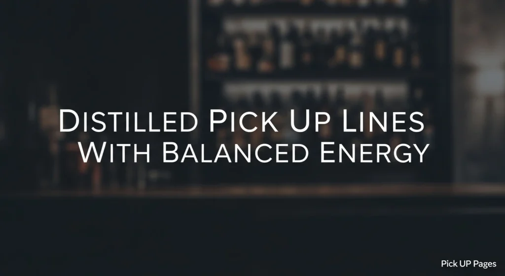 Distilled Pick Up Lines With Balanced Energy