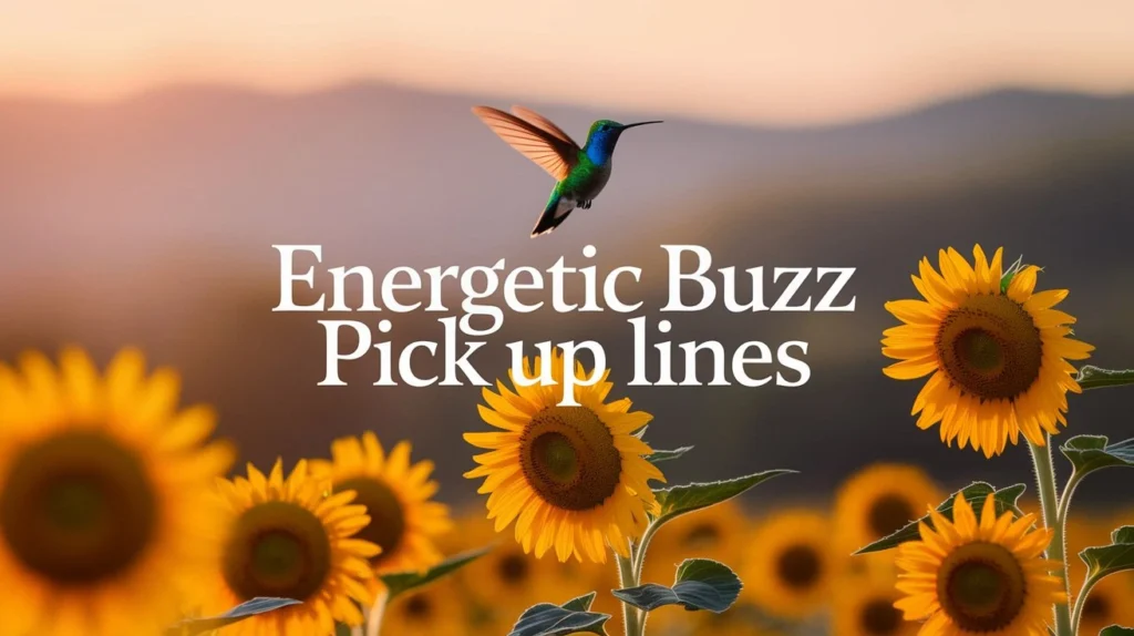 Energetic Buzz Pick Up Lines