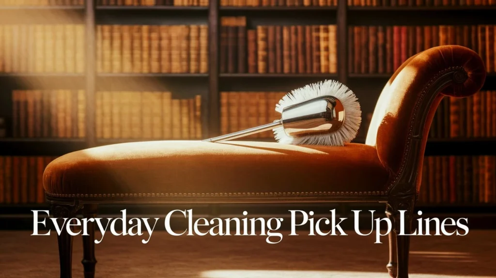 Everyday Cleaning Pick Up Lines