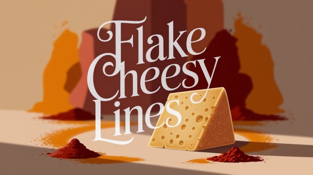 Flake cheesy lines