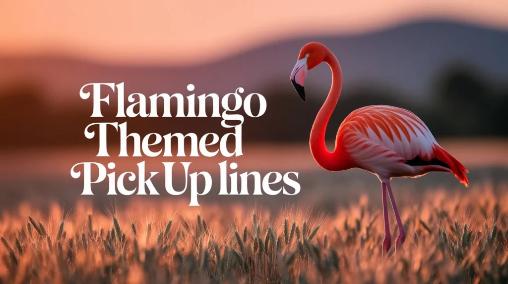 Flamingo Themed Pick Up Lines