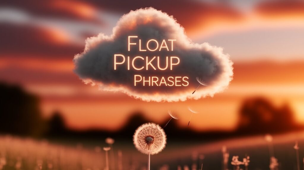 Float Flirt Pickup Phrases