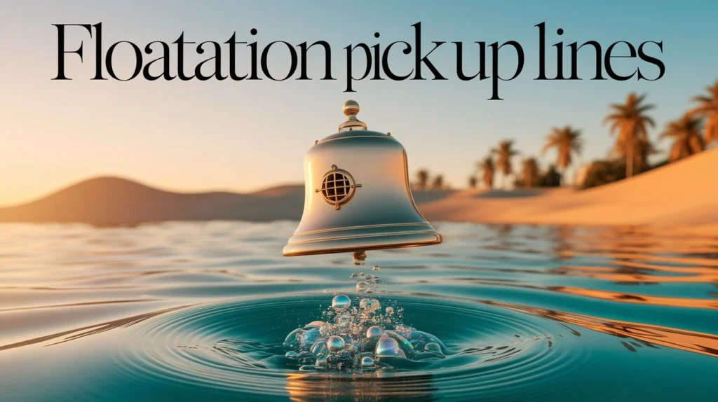 Floatation Pick Up Lines