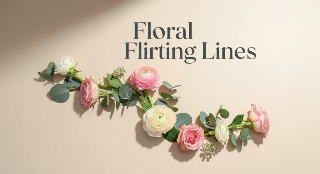 Floral Flirting Lines