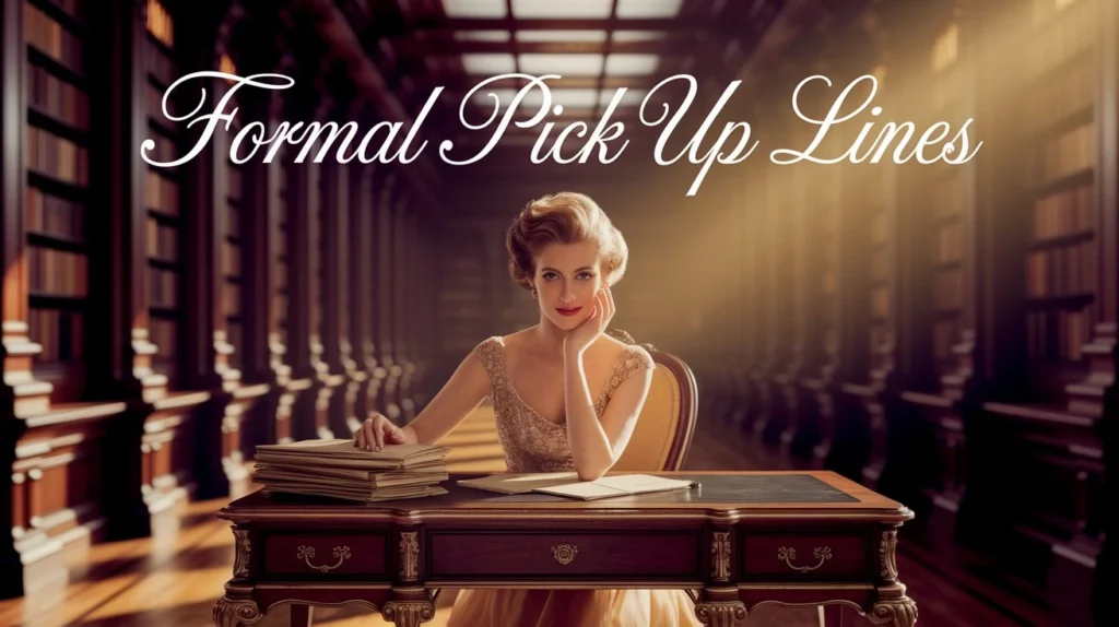 Formal Pick Up Lines