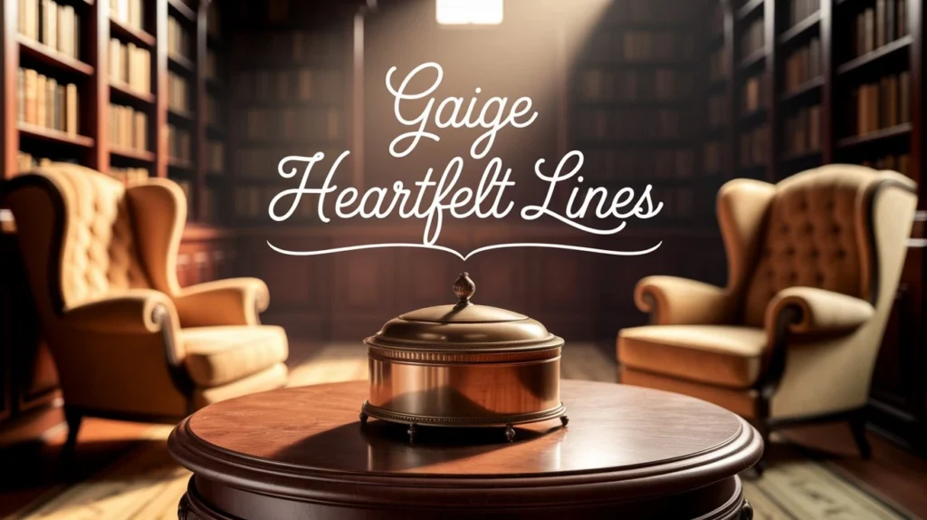 Gaige Heartfelt Lines