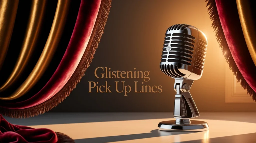 Glistening Pick Up Lines