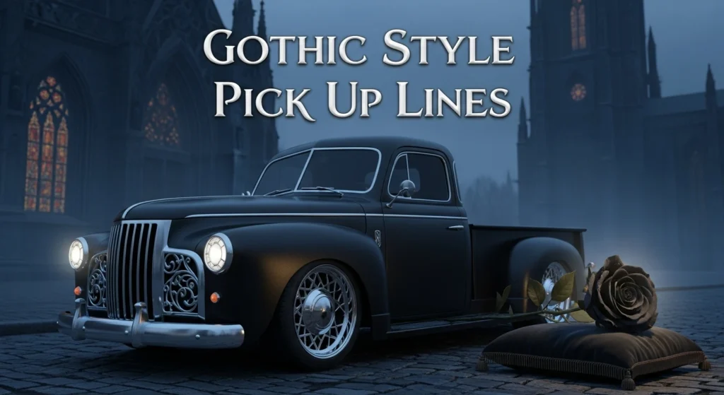 Gothic Style Pick Up Lines