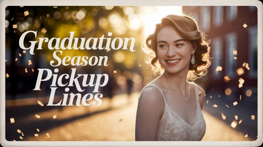 Graduation Season Pickup Lines