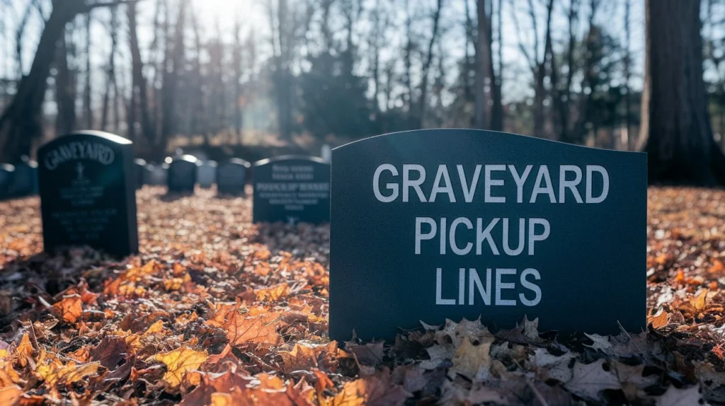 Graveyard Pickup Lines