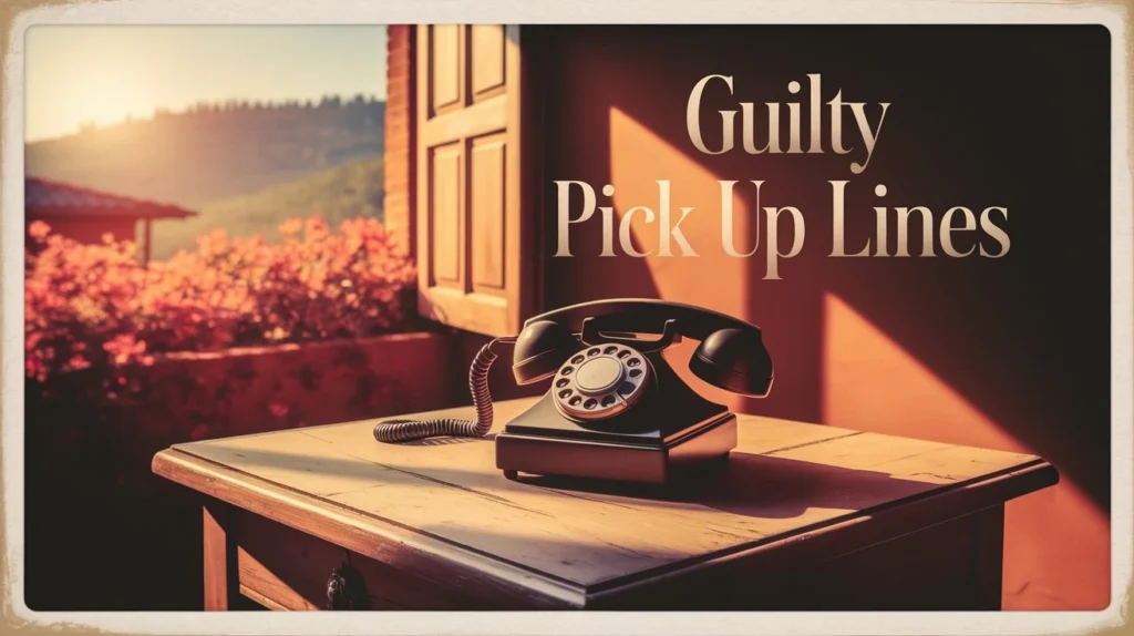 Guilty Pick Up Lines