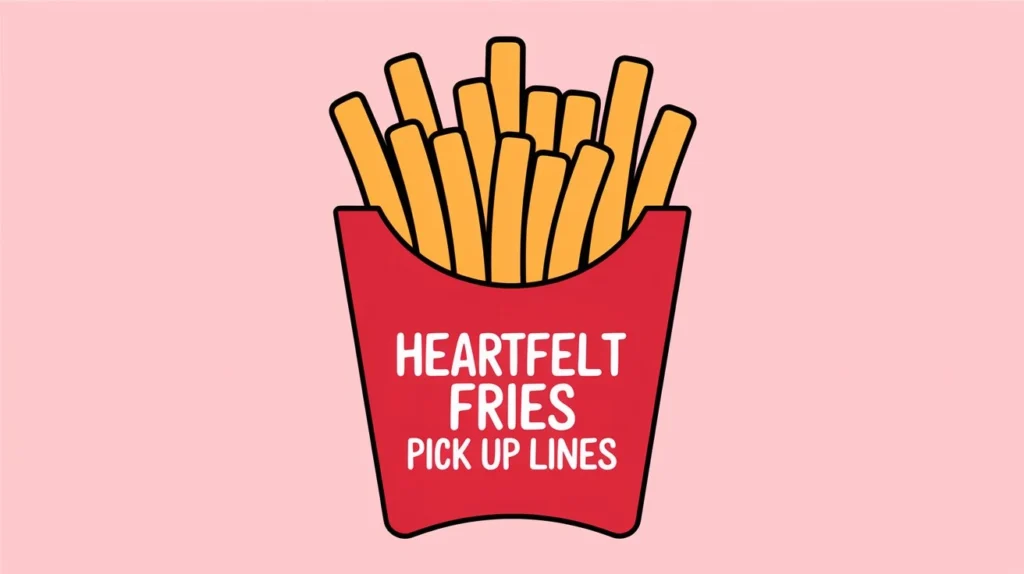 Heartfelt Fries Pick Up Lines