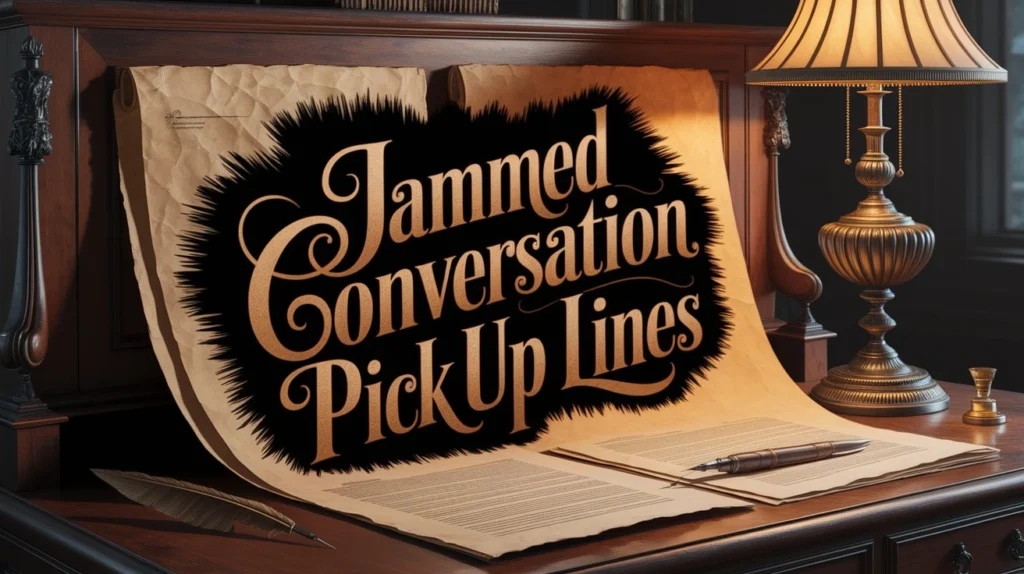 Jammed Conversation Pick Up Lines