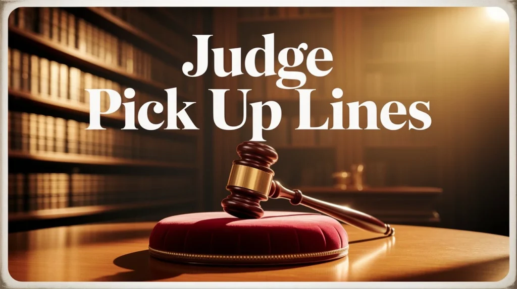 Judge Pick Up Lines