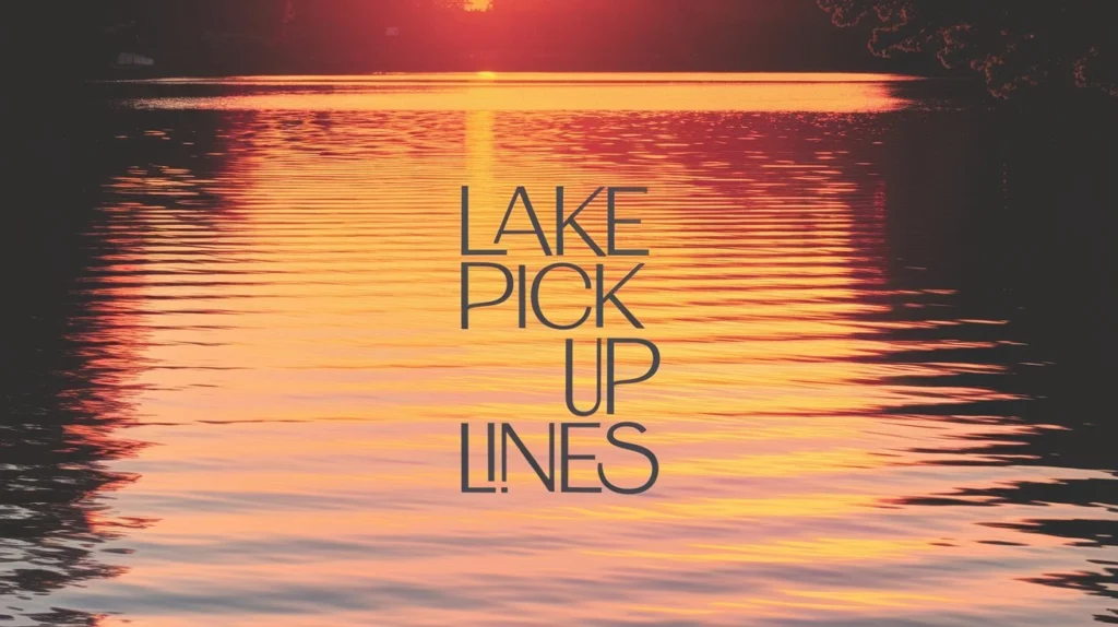 Lake Pick Up Lines