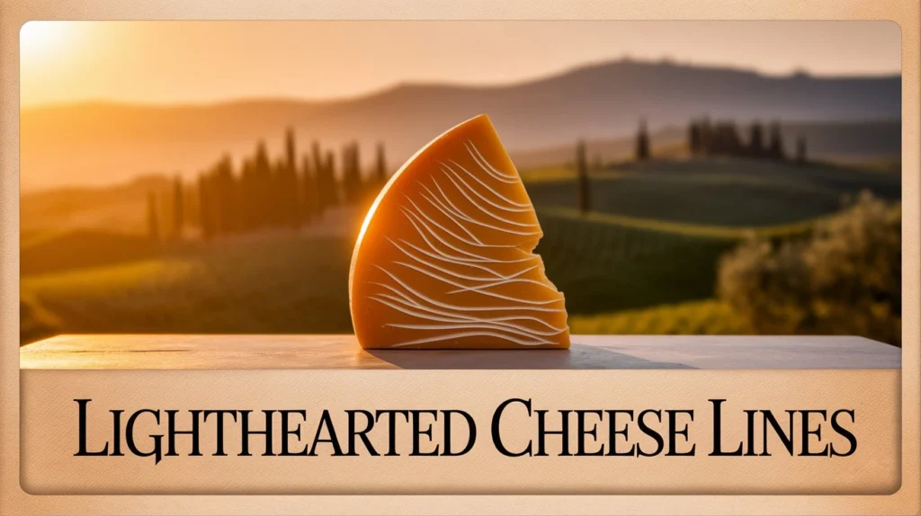 Lighthearted Cheese Lines