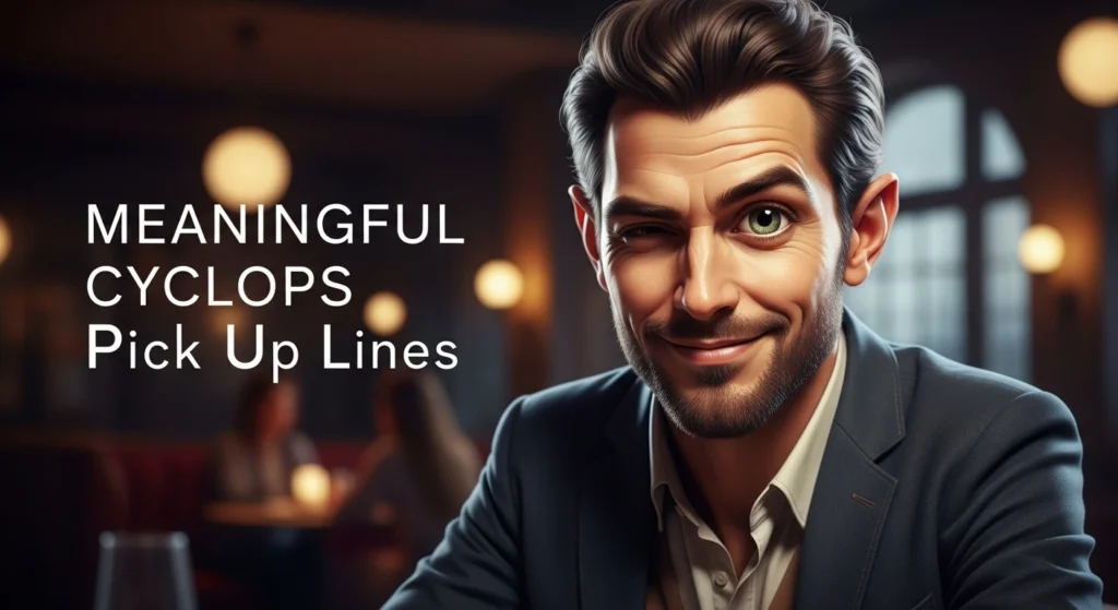 Meaningful Cyclops Pick Up Lines