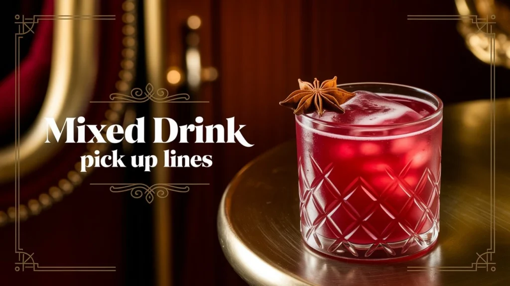 Mixed Drink Pick Up Lines