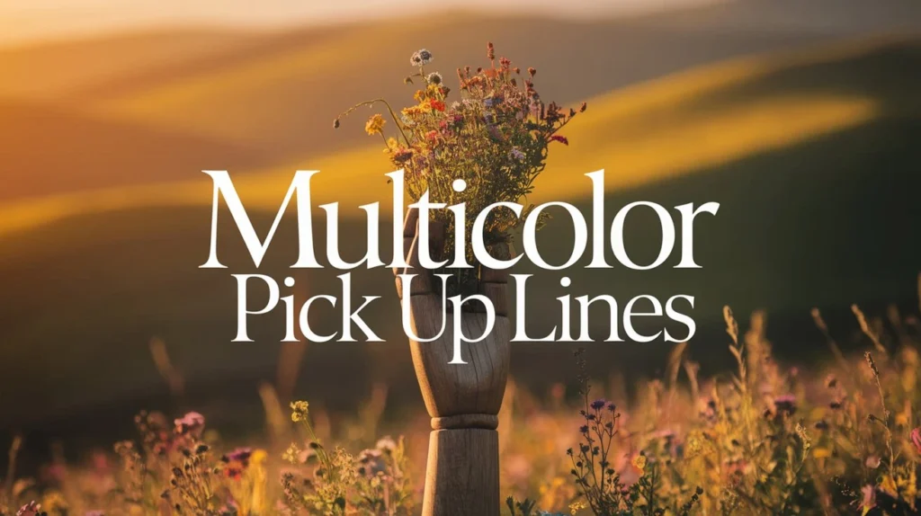 Multicolor Pick Up Lines