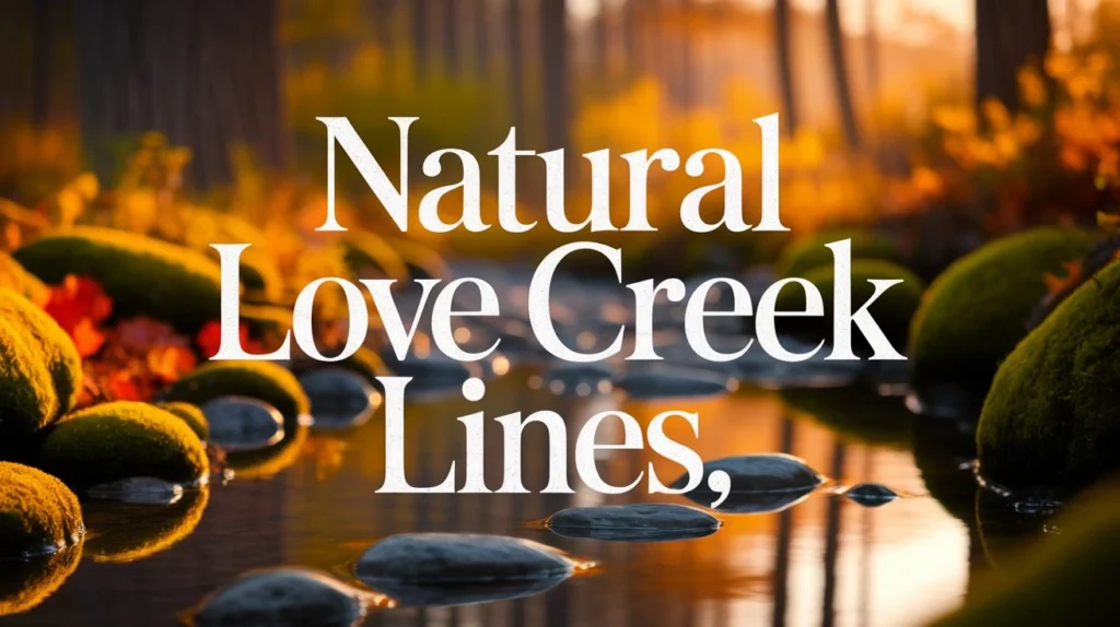 Natural Love Creek Lines
