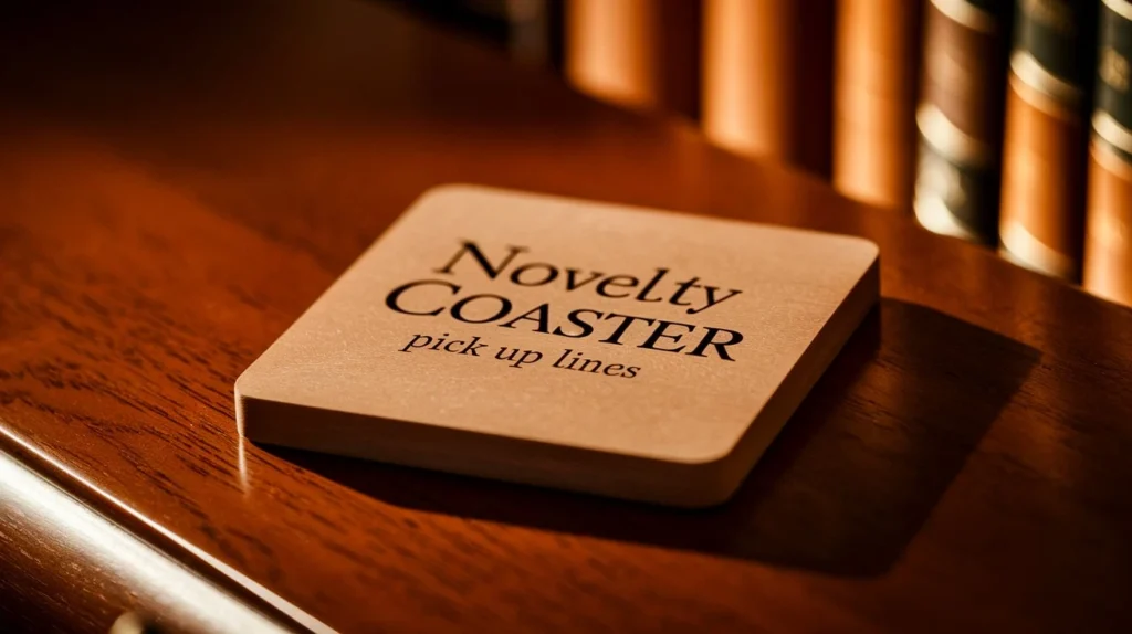 Novelty Coaster Pick Up Lines