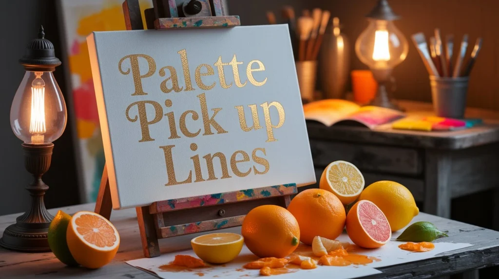 Palette Pick Up Lines