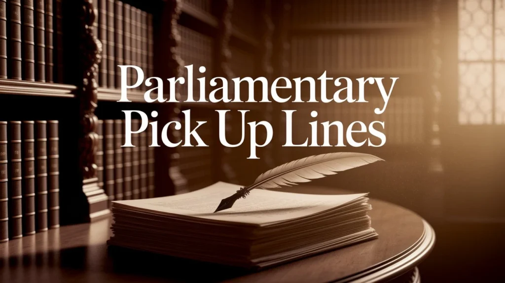 Parliamentary Pick Up Lines