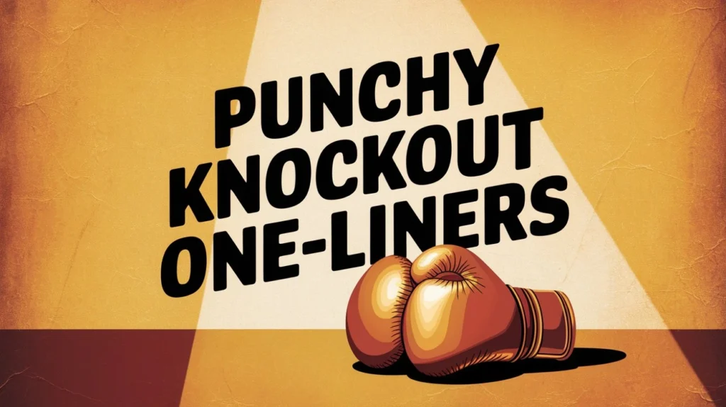 Punchy Knockout One-Liners