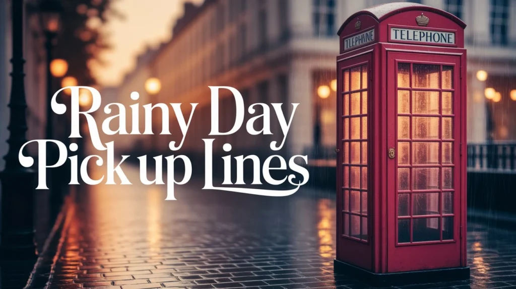 Rainy Day Pick Up Lines