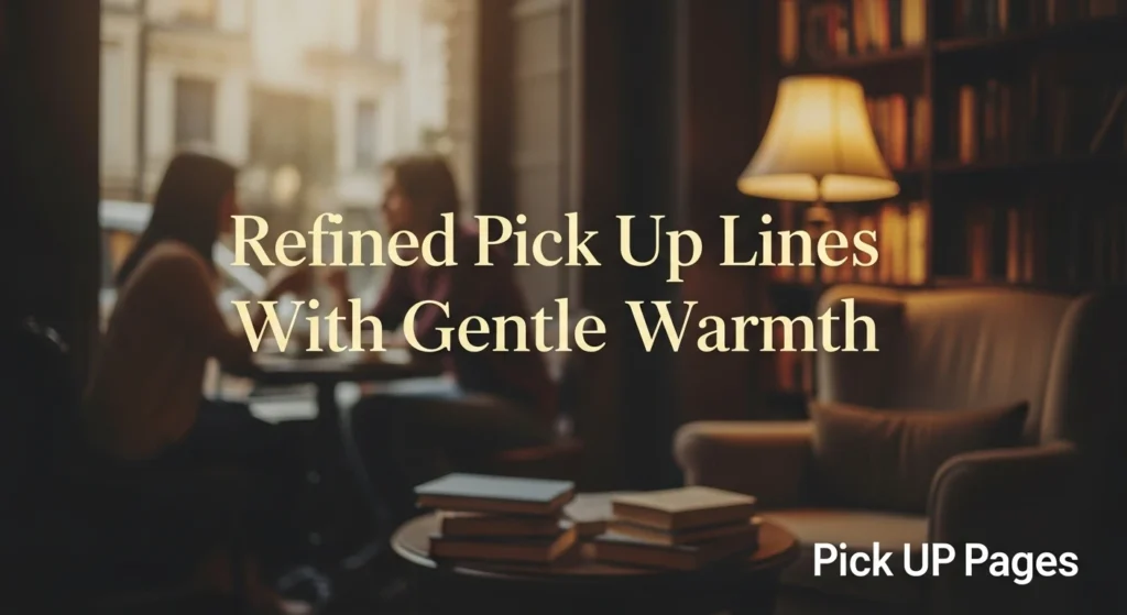 Refined Pick Up Lines With Gentle Warmth