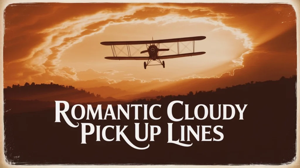 Romantic Cloudy Pick Up Lines