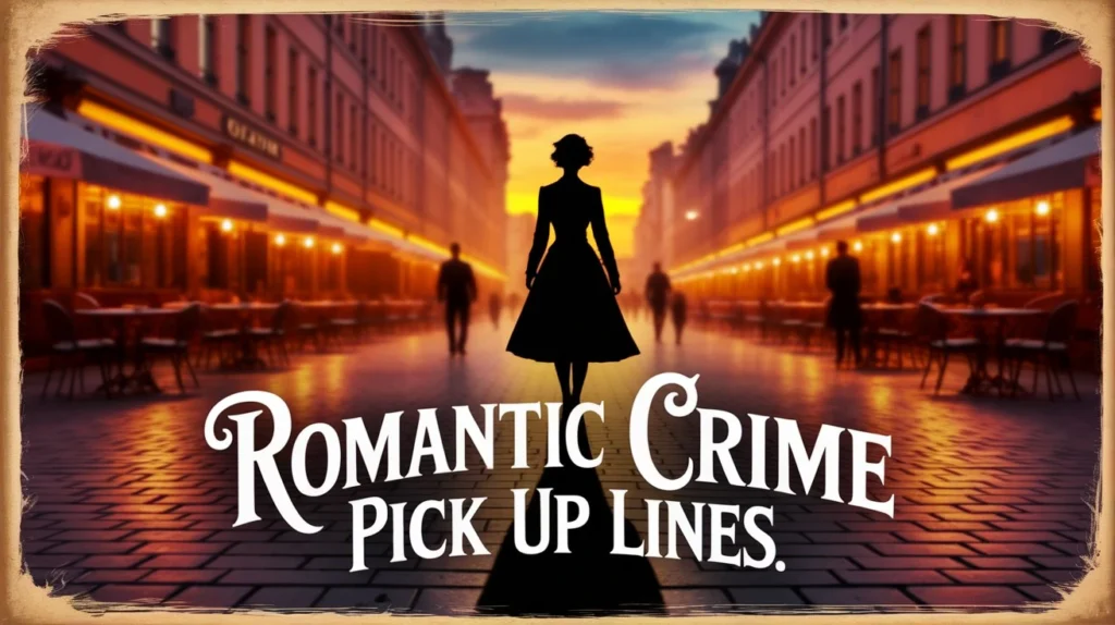 Romantic Crime Pick Up Lines