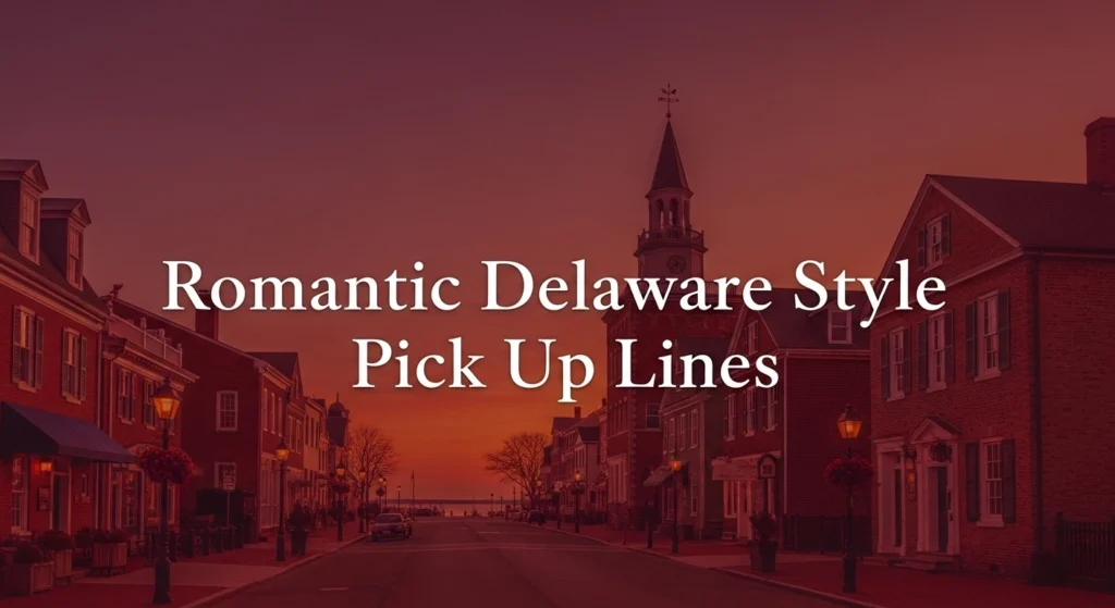 Romantic Delaware Style Pick Up Lines