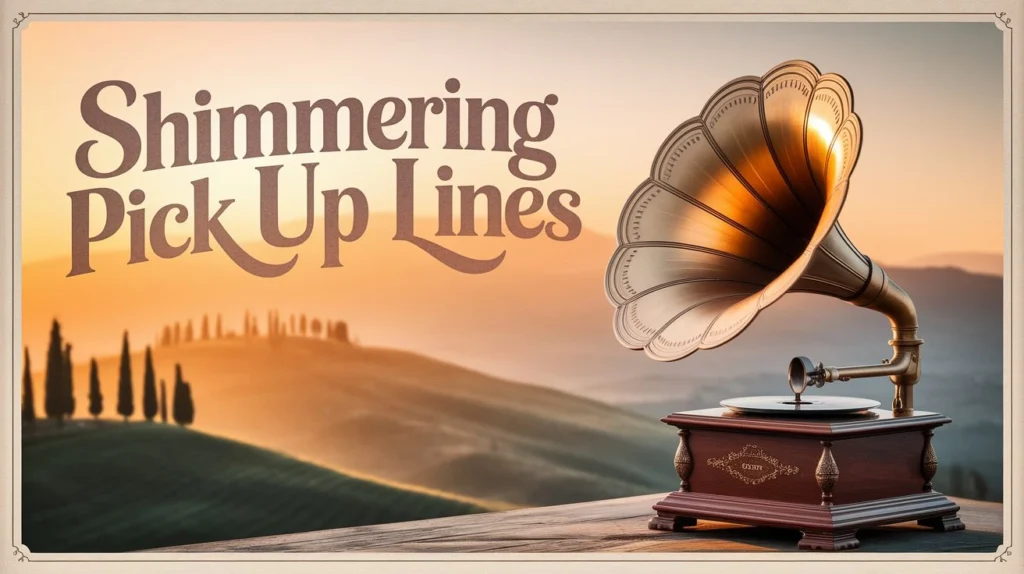 Shimmering Pick Up Lines