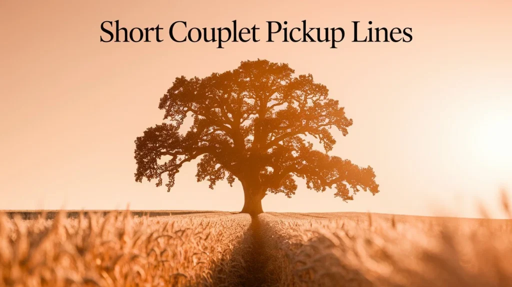 Short Couplet Pickup Lines