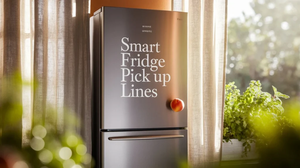 Smart Fridge Pick Up Lines