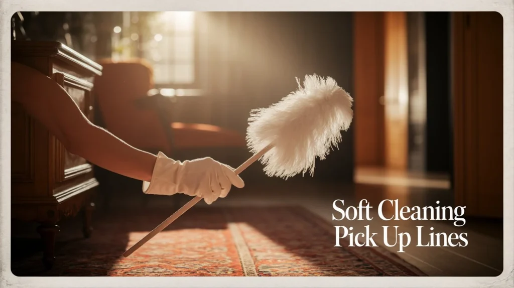 Soft Cleaning Pick Up Lines