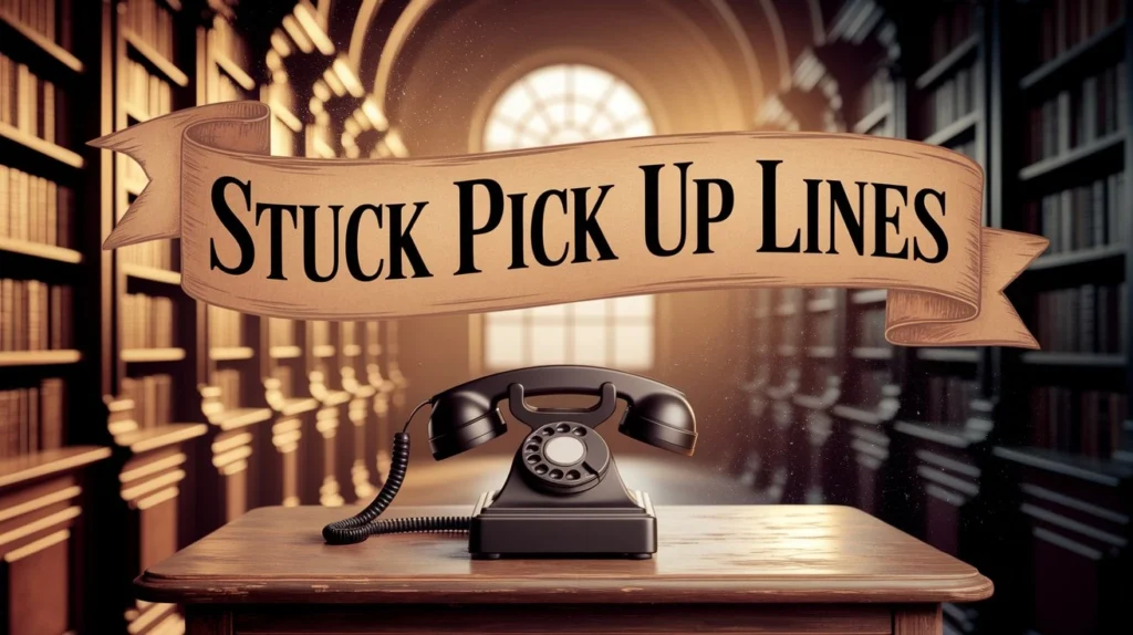 Stuck Pick Up Lines