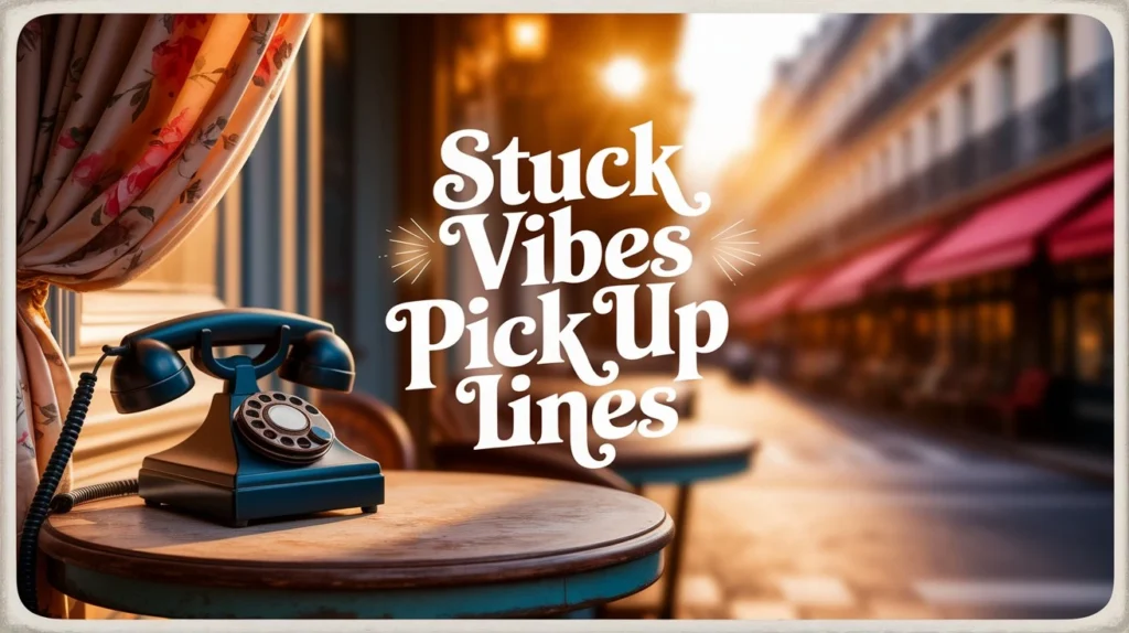 Stuck Vibes Pick Up Lines