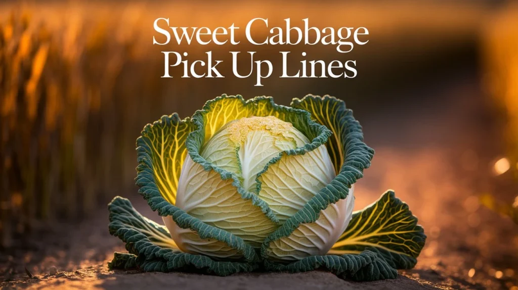Sweet Cabbage Pick Up Lines