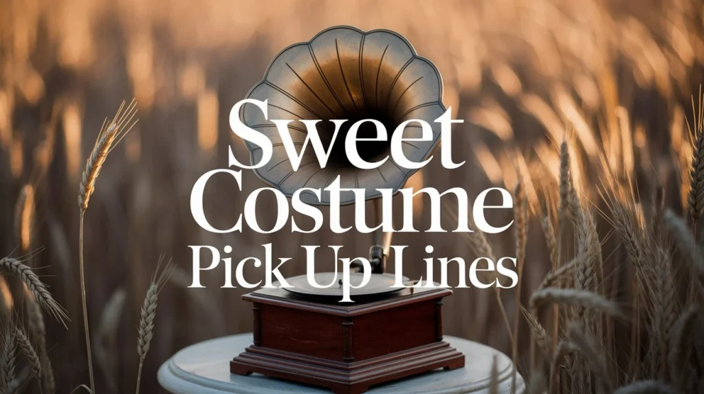 Sweet Costume Pick Up Lines