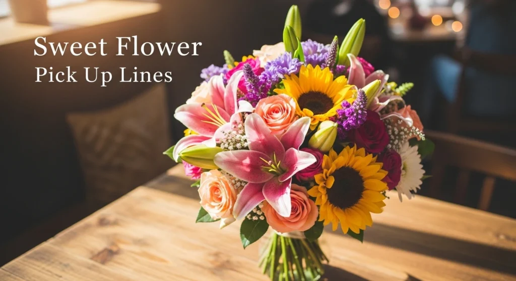 Sweet Flower Pick Up Lines